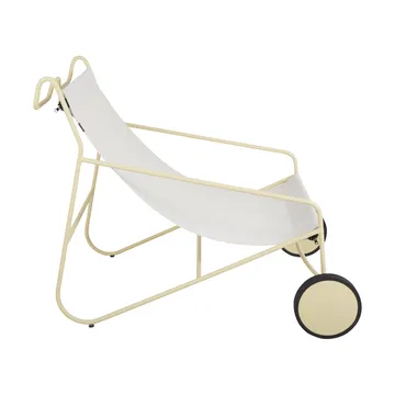 Fauteuil lounge Poul Chair - Lemon-off white - Brafab