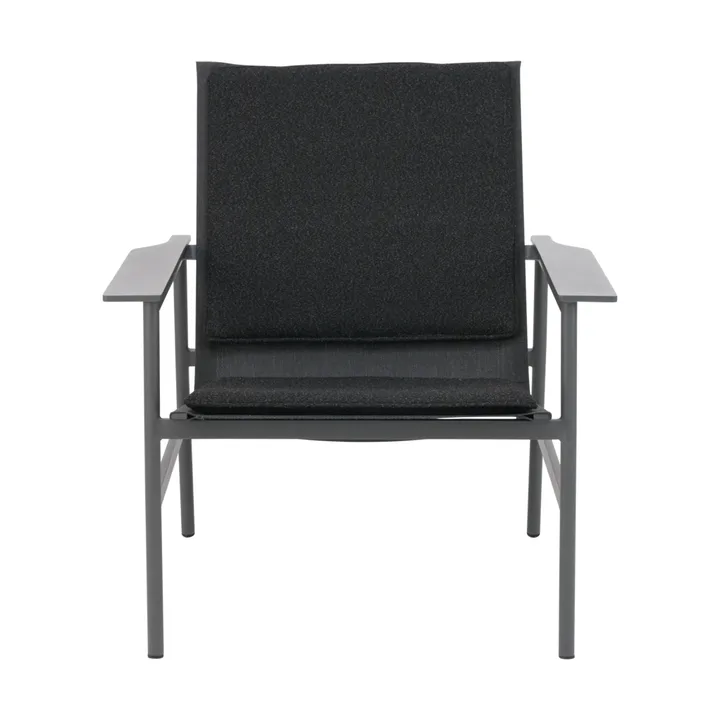Fauteuil lounge Soro - Antracite-teddy black - Brafab