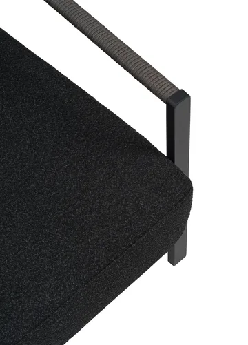 Fauteuil Lyra - Noir-teddy black - Brafab