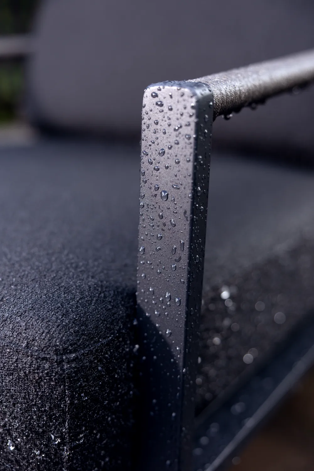 Fauteuil Lyra, Noir-teddy black Brafab