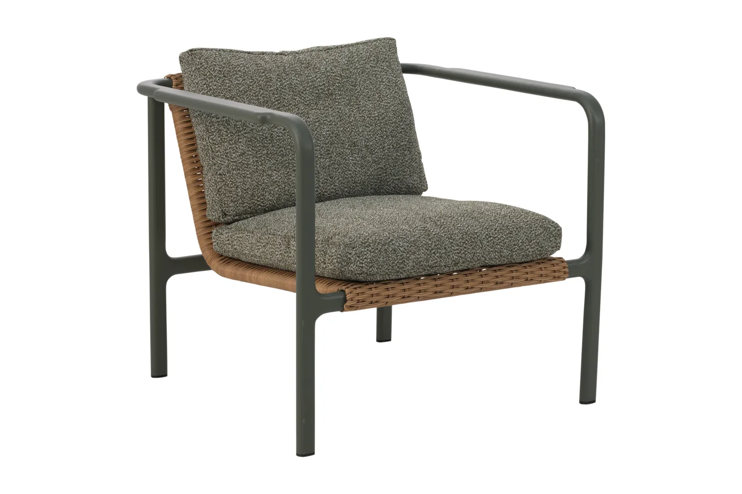 Fauteuil Motty, Nordic green-teddy verde Brafab
