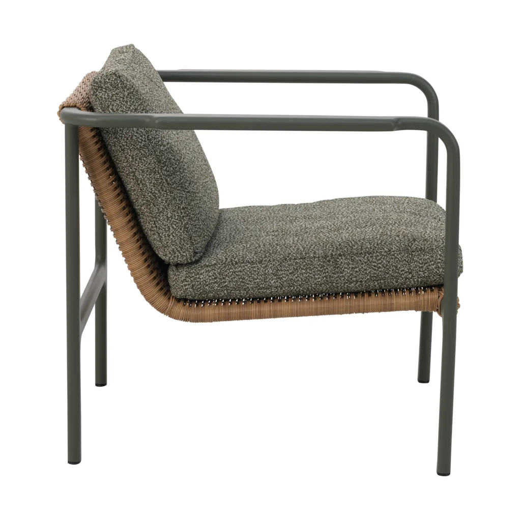 Fauteuil Motty, Nordic green-teddy verde Brafab