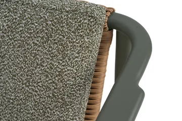 Fauteuil Motty - Nordic green-teddy verde - Brafab