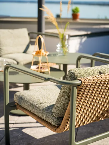 Fauteuil Motty - Nordic green-teddy verde - Brafab