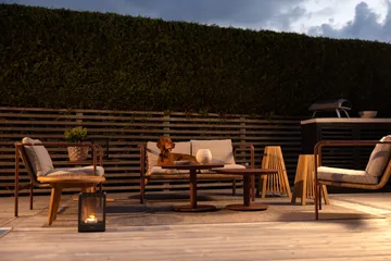 Fauteuil Motty - Zin red-teddy beige - Brafab