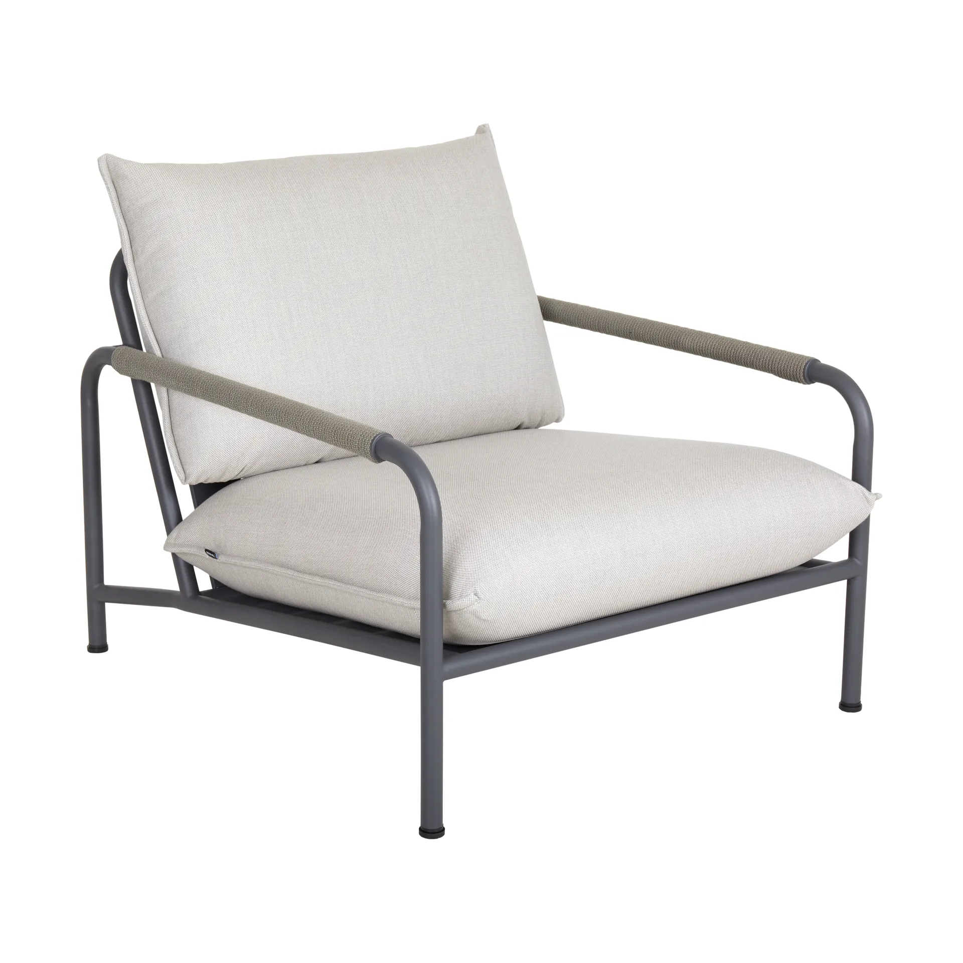 Lerberget fauteuil lounge, Anthracite-frêne Brafab