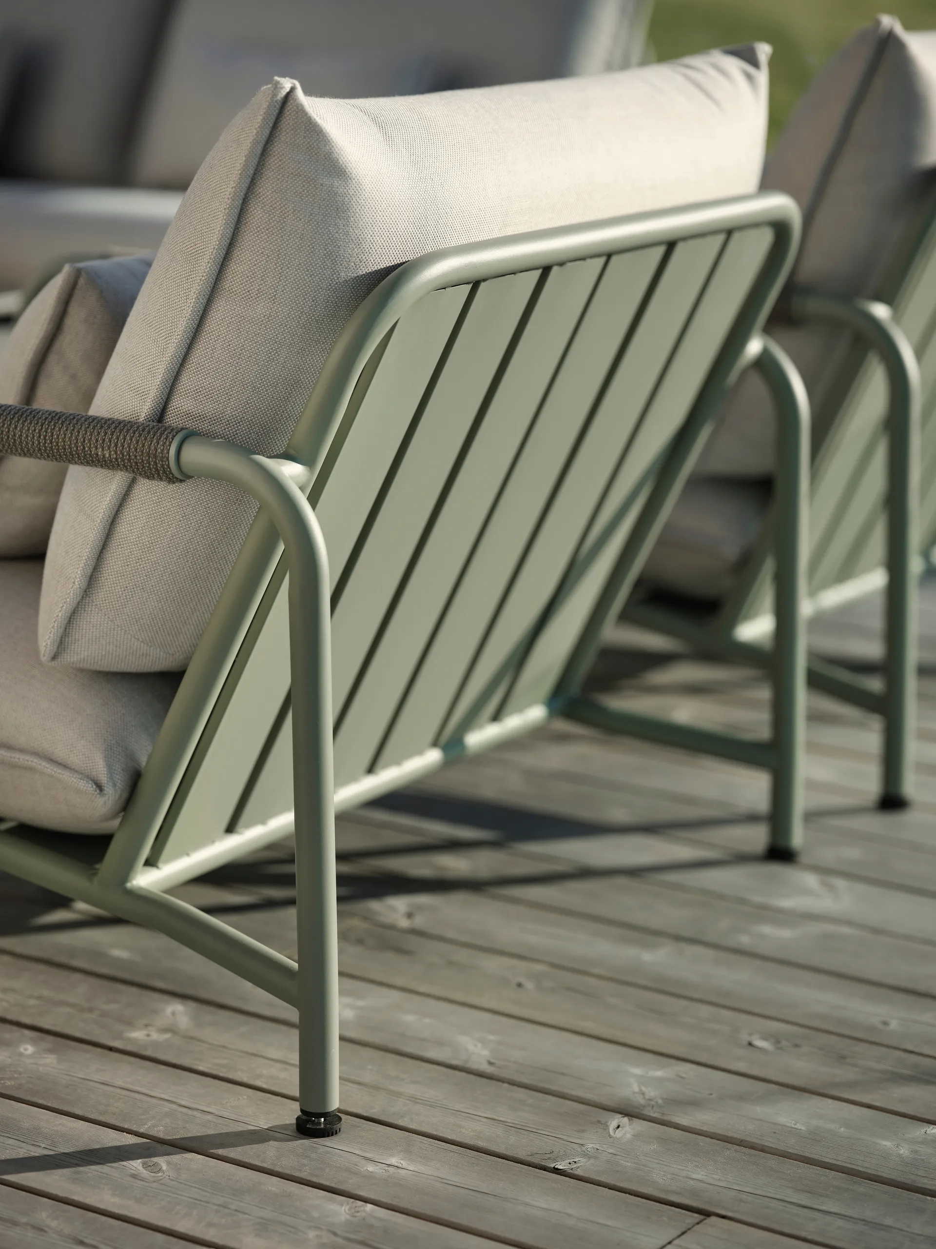 Lerberget fauteuil lounge, Vert-frêne Brafab