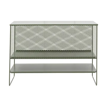 Meuble bas de cuisine d'extérieur Haru avec étagères 120x90x60 cm - Slate grey - Brafab