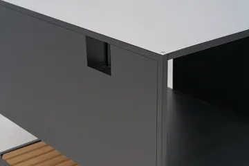 Meuble bas de cuisine d'extérieur Prep 110x90x70 cm - Noir - Brafab