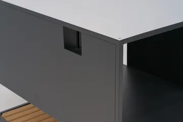 Meuble bas de cuisine d'extérieur Prep 110x90x70 cm - Noir - Brafab