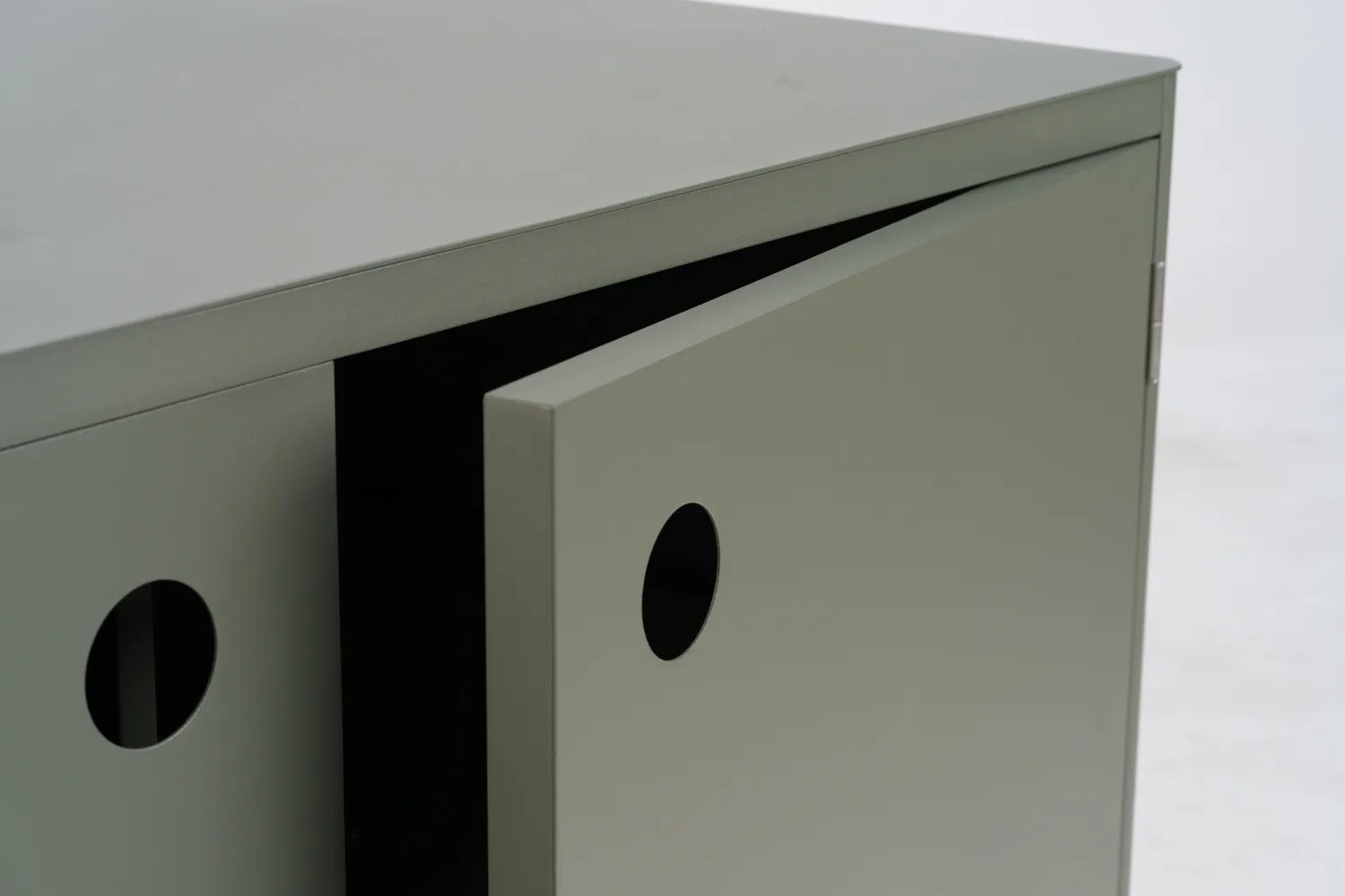 Meuble bas de cuisine extérieure Kelia, Anthracite, 121x91x64 cm Brafab