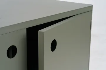 Meuble bas d’extérieur Kelia avec évier - Nordic green, 121x90x64 - Brafab