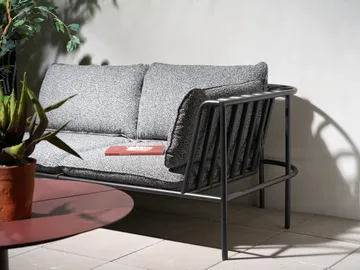 Module de canapé Collier - Noir-teddy ant, angle - Brafab