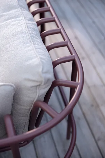 Module de canapé Collier - Zin red-teddy beige, angle - Brafab