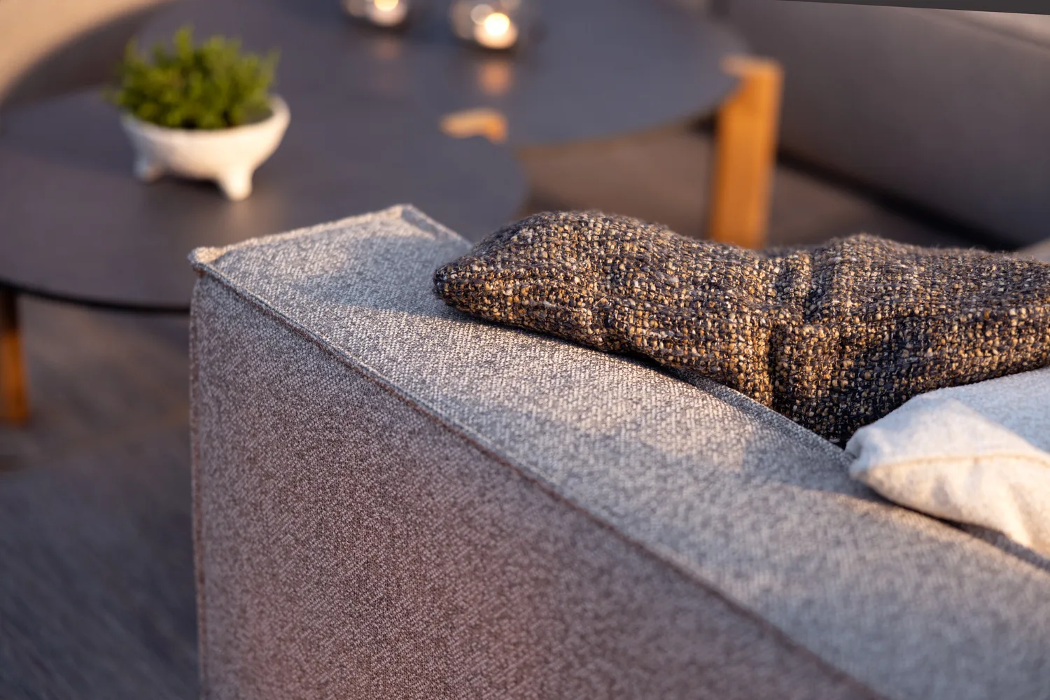 Module de canapé Muki, Light taupe, module d’extrémité gauche Brafab