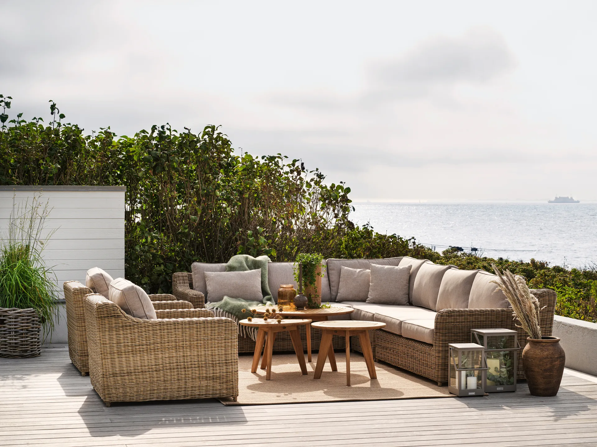 Ottoman Glendon, Dark Brown-soft moose Brafab