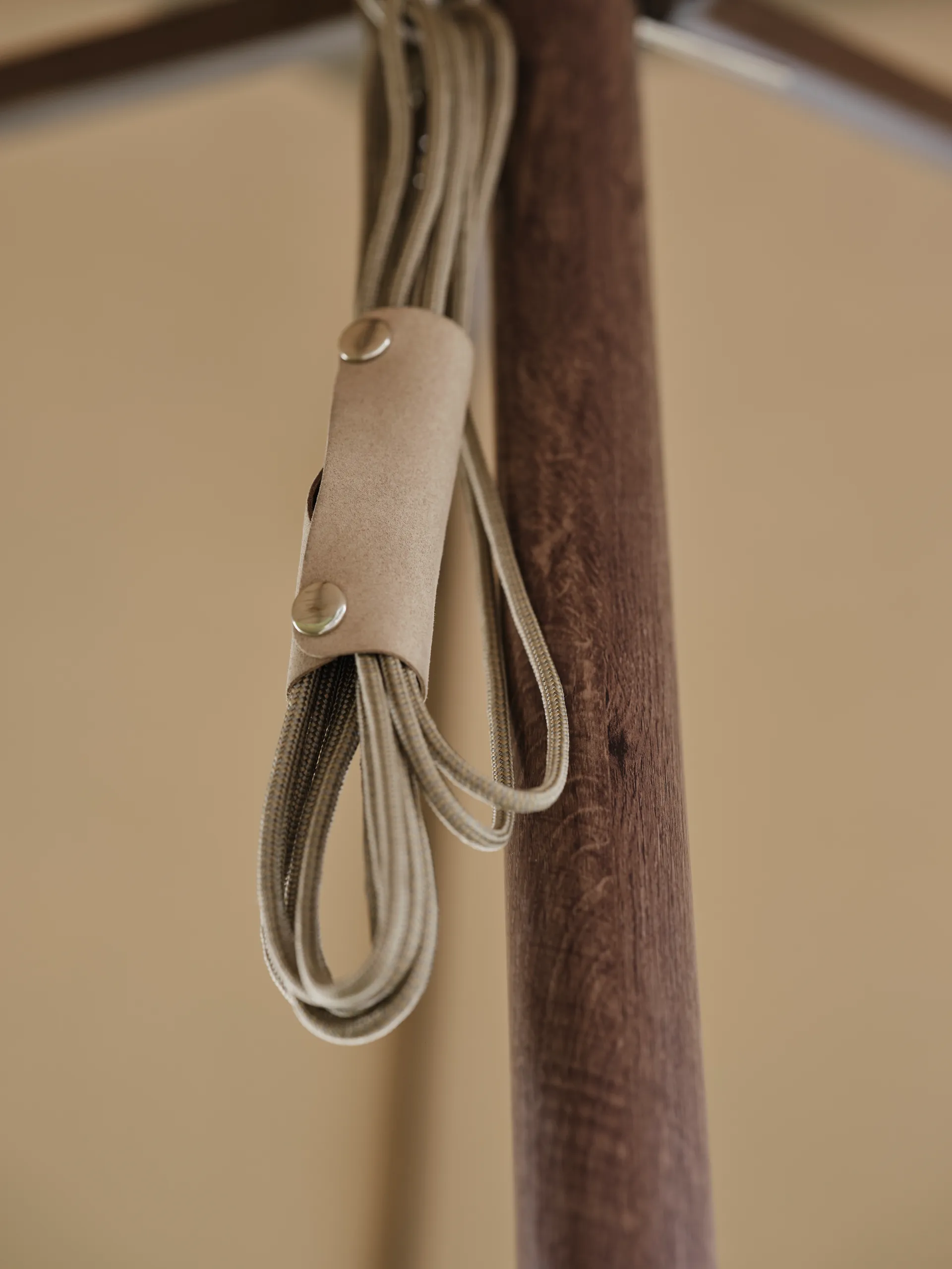 Paliano parasol, Marron-taupe 300 cm Brafab