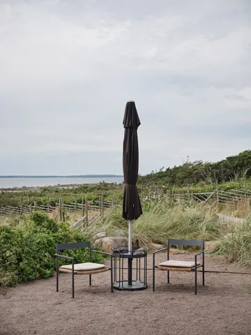 Parasol Abriola - Charcoal black, Ø270 cm - Brafab