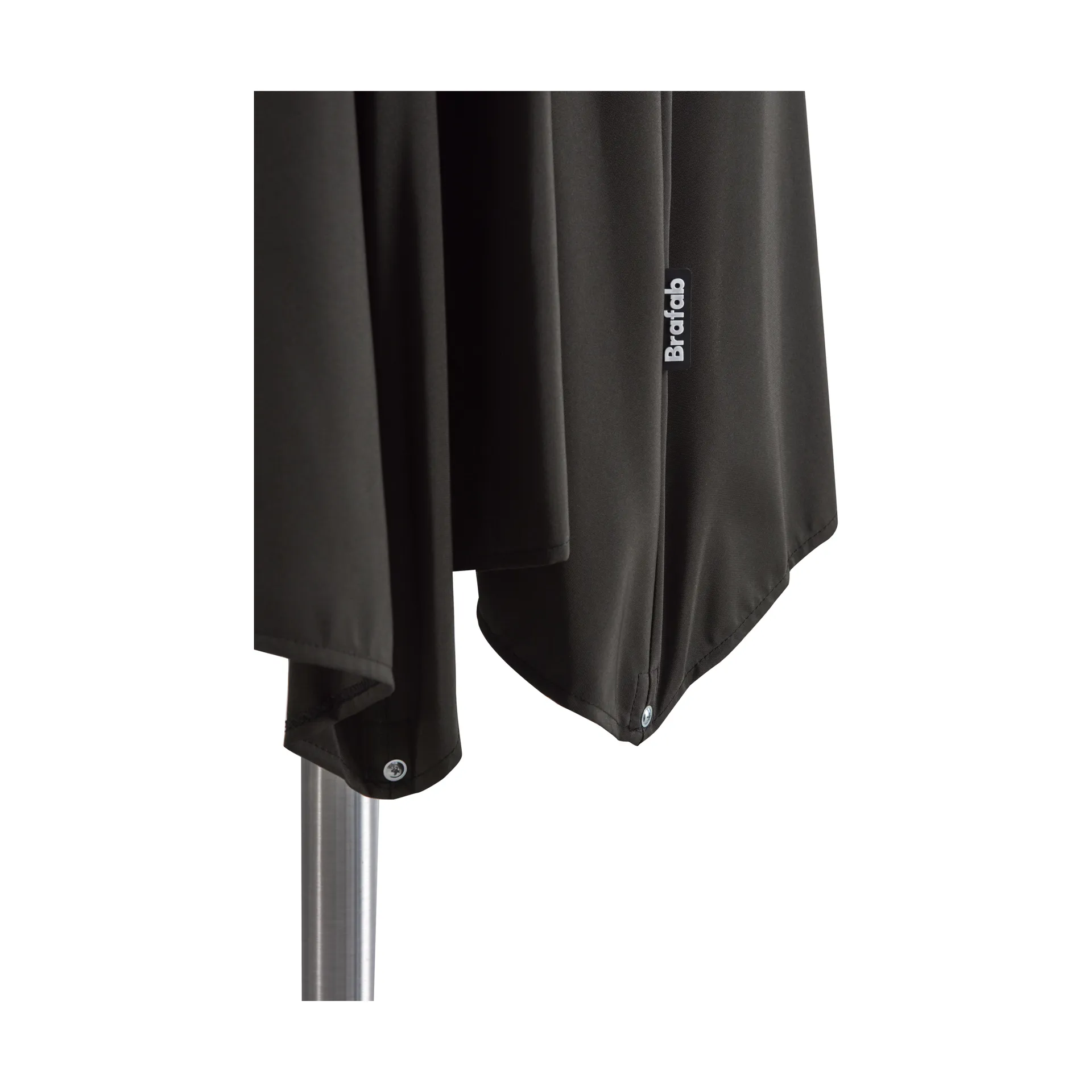 Parasol Abriola, Charcoal black, Ø330 cm Brafab