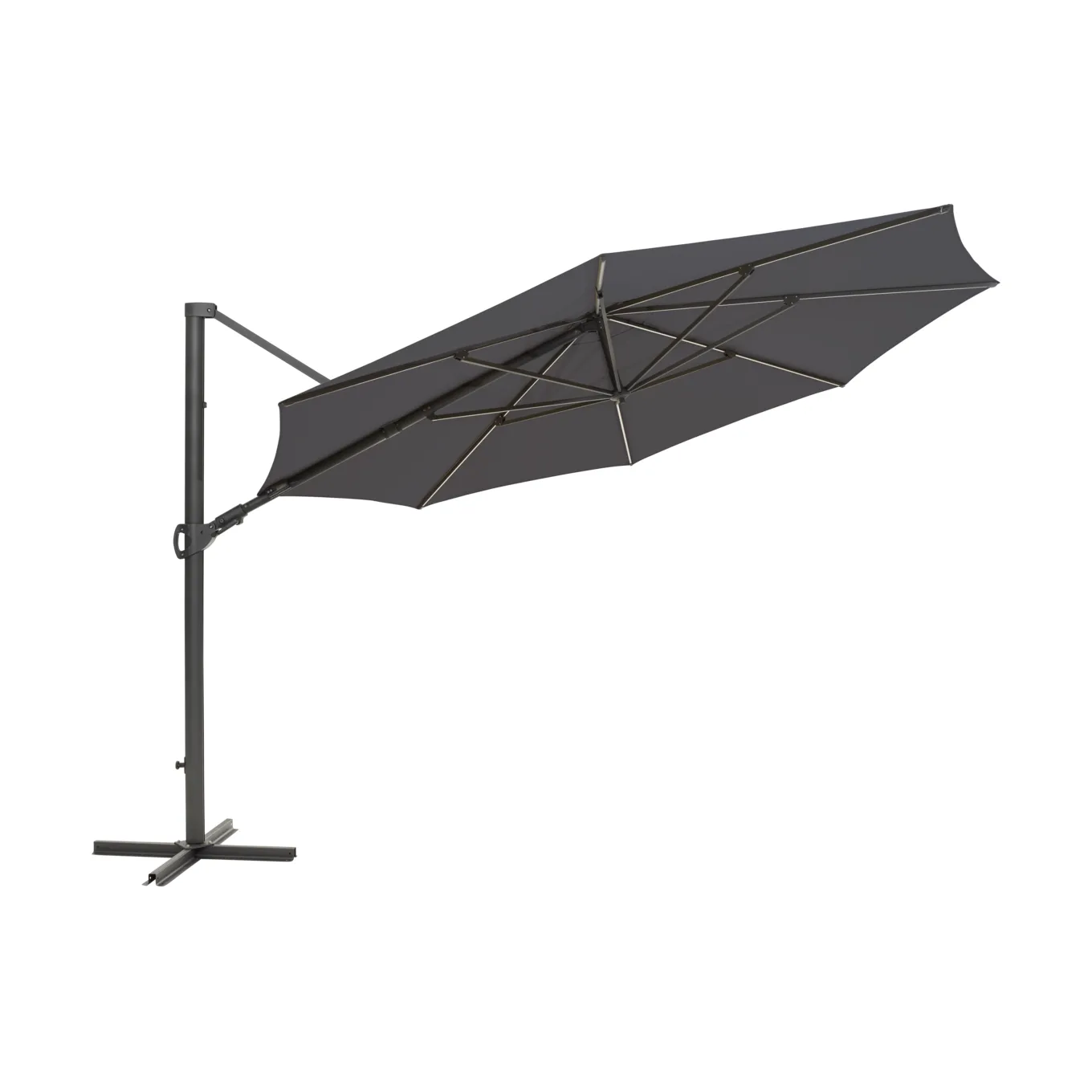 Parasol Cilento, Anthracite-gris Brafab