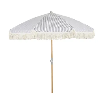 Parasol Gatsby - Grey stripe, Ø185 cm - Brafab