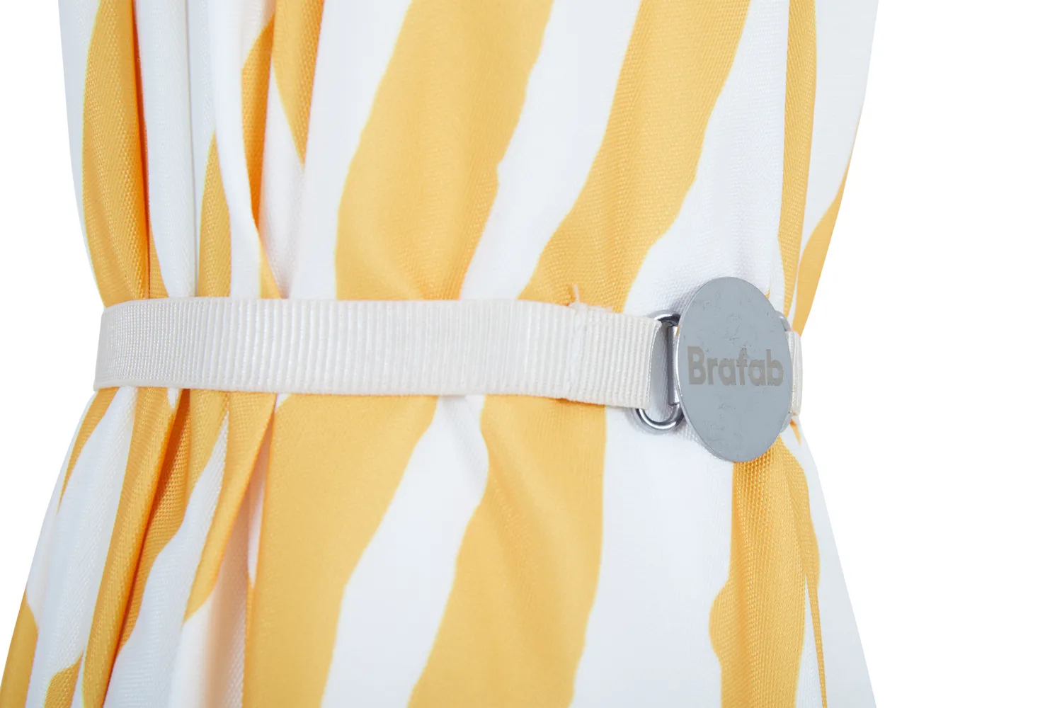 Parasol Gatsby, Yellow stripe, Ø256 cm Brafab