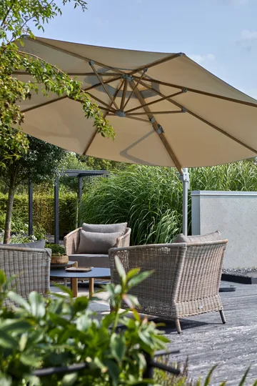 Parasol suspendu Luzzi - Khaki - Brafab