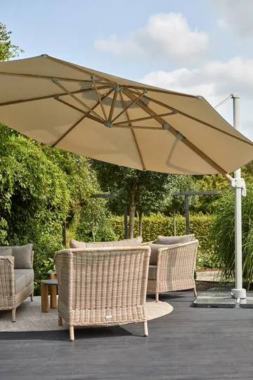 Parasol suspendu Luzzi - Khaki - Brafab