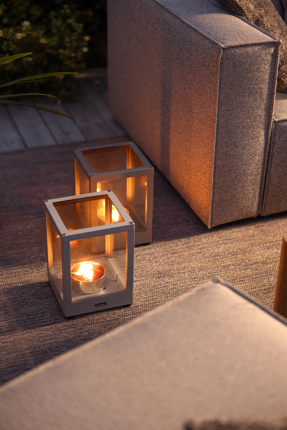 Photophore Belfort, Khaki, 28 cm Brafab