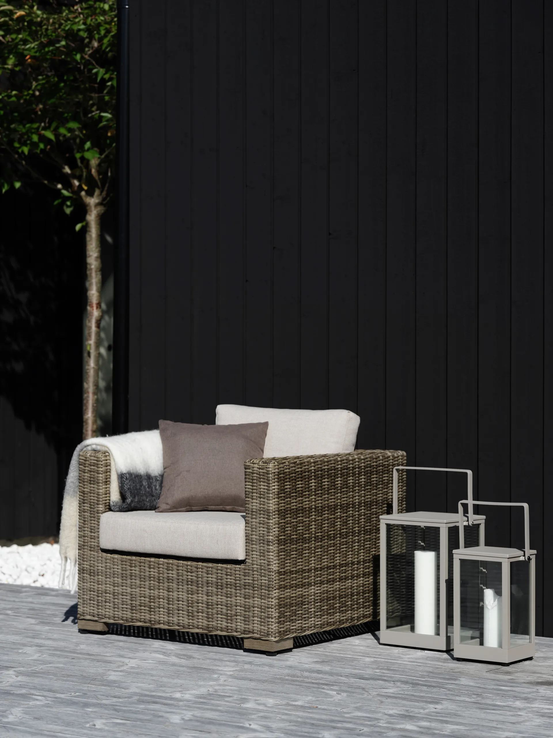 Photophore Belfort, Nordic green H37 cm Brafab