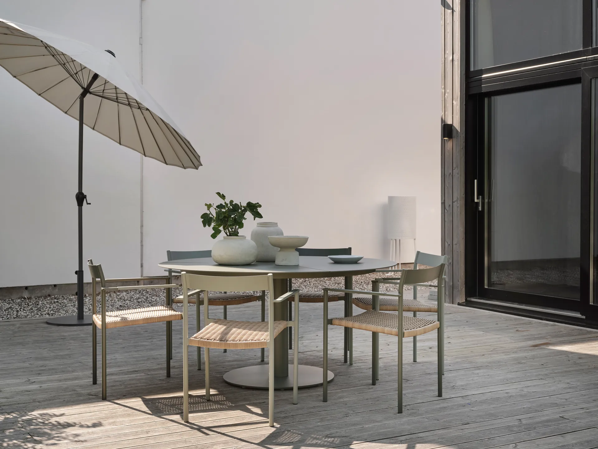 Shanghai parasol, Gris Brafab