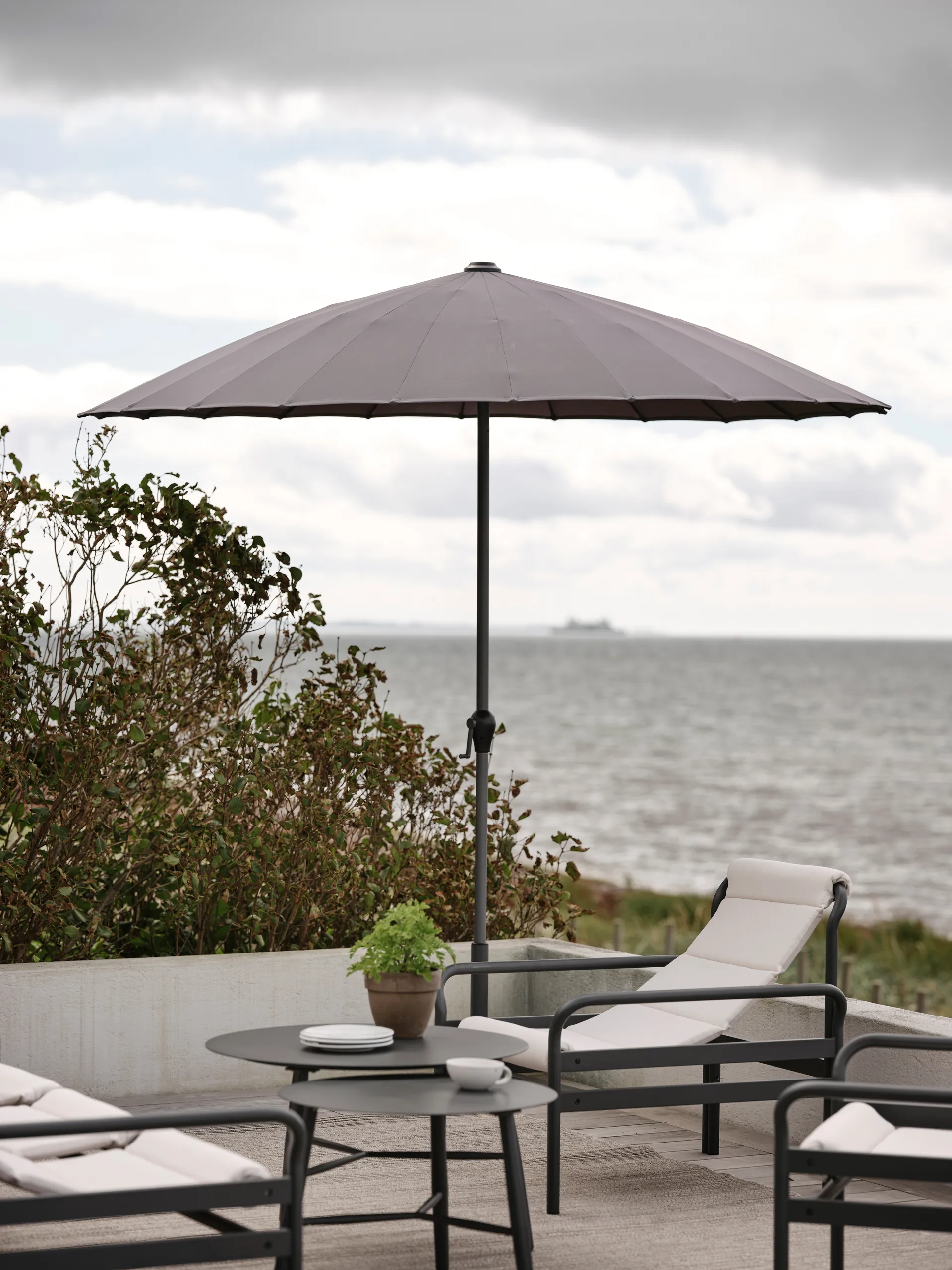 Shanghai parasol, Gris Brafab