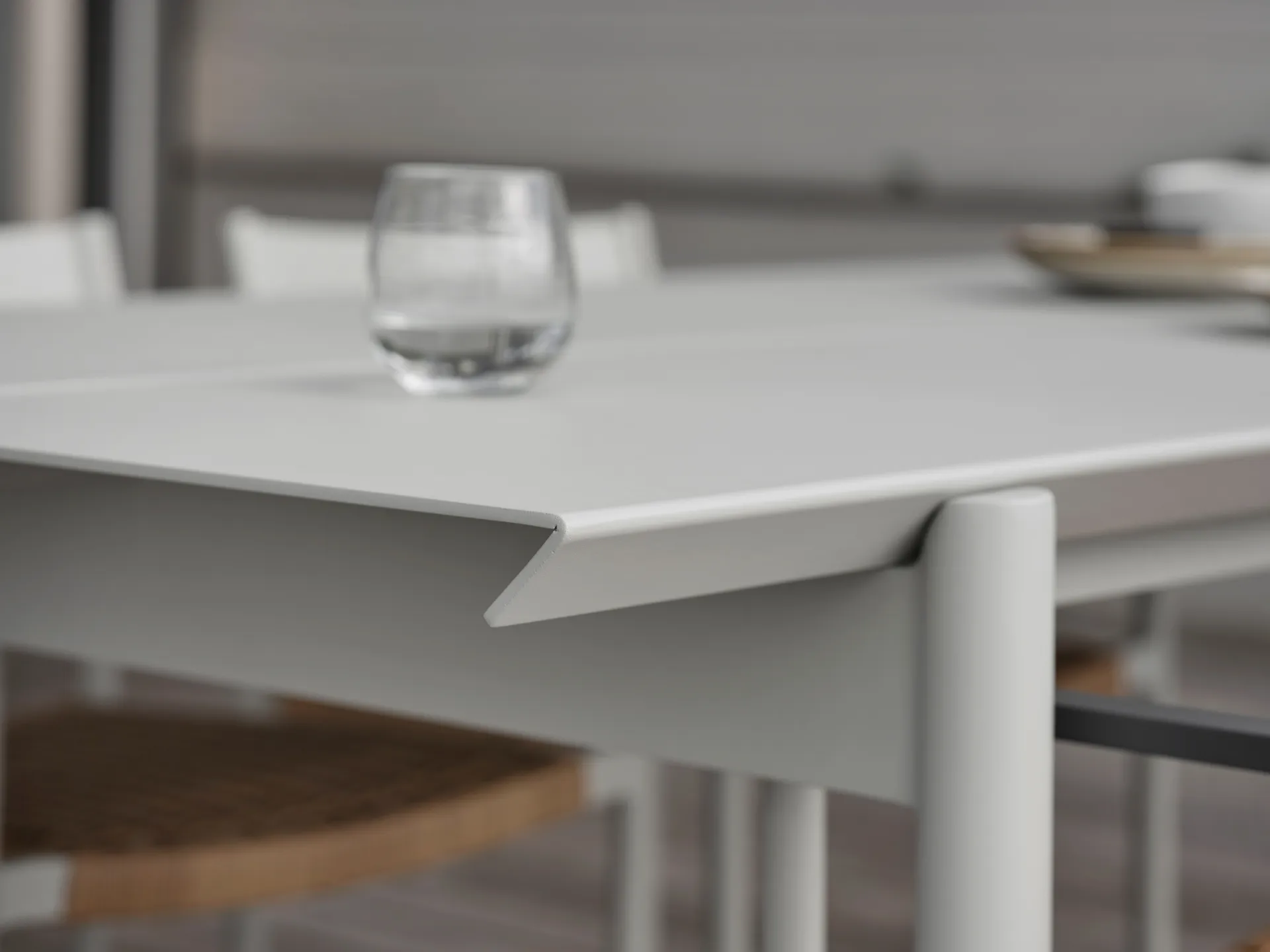 Table à manger B45, Light grey 180 cm Brafab