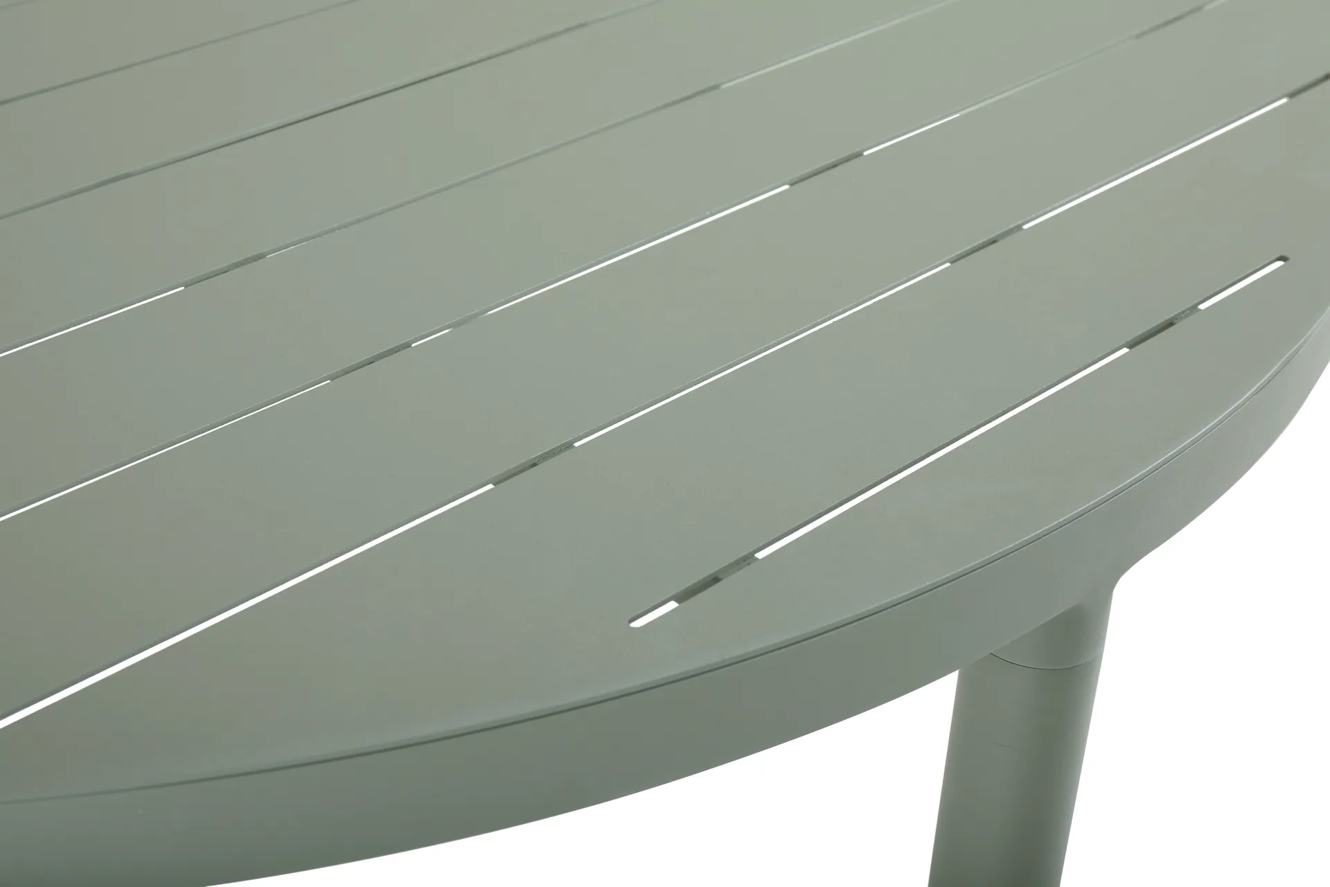 Table à manger Bigby, Dusty green ,Ø130 cm Brafab