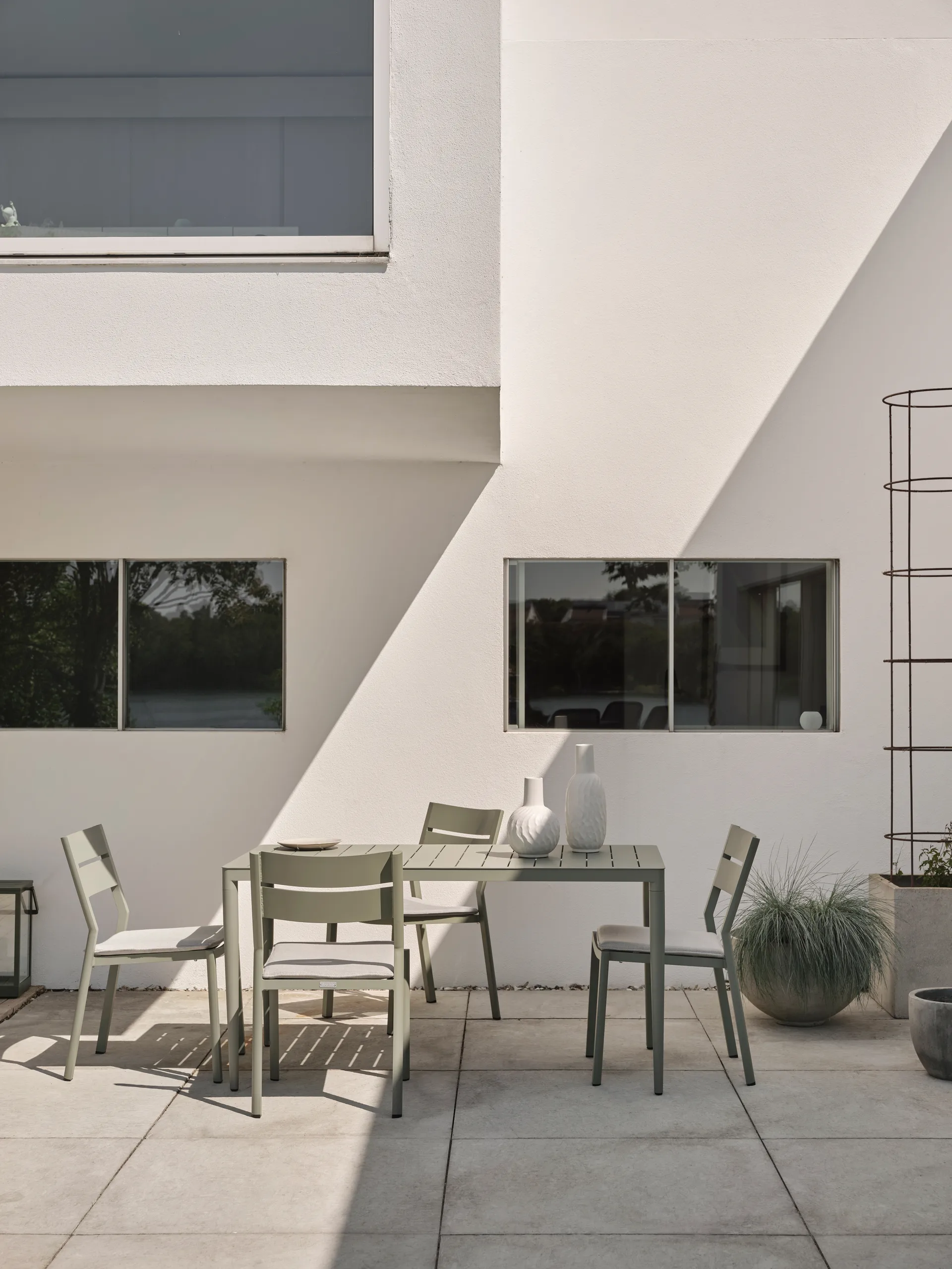 Table à manger Bigby, Dusty green, 144x76 cm Brafab