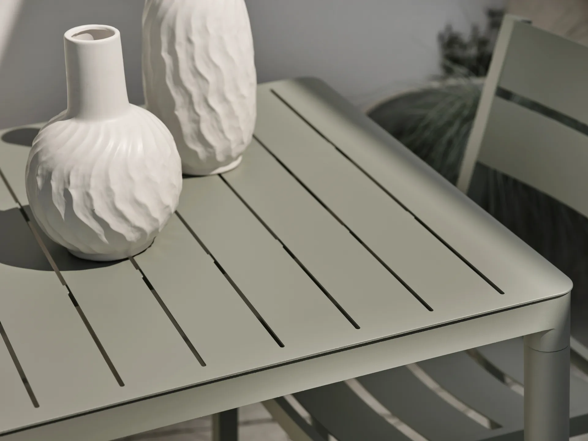 Table à manger Bigby, Dusty green 195 cm Brafab