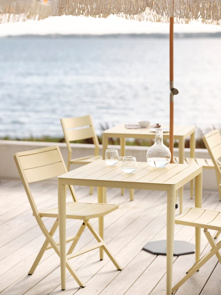 Table à manger Bigby, Lemon 76 cm Brafab