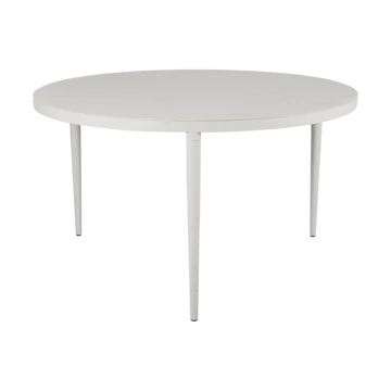 Table à manger Bigby - Light grey Ø130 cm - Brafab
