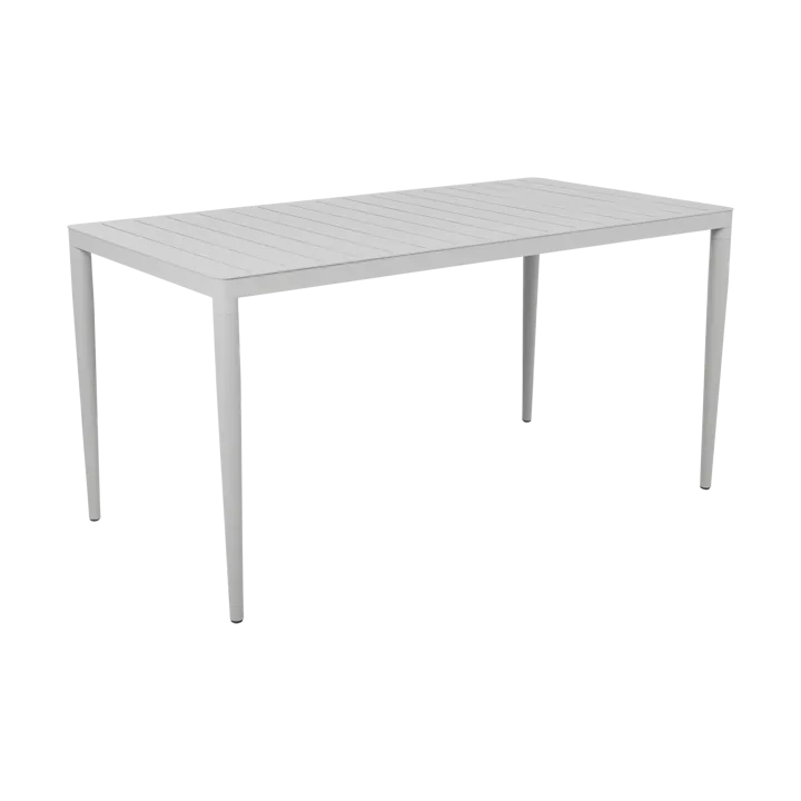 Table à manger Bigby - Light grey, 144x76 cm - Brafab