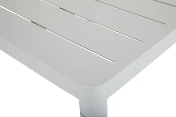 Table à manger Bigby - Light grey, 144x76 cm - Brafab