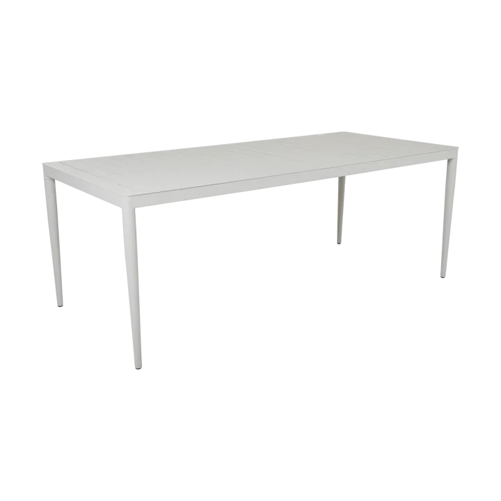 Table à manger Bigby - Light grey, 195x90 cm - Brafab