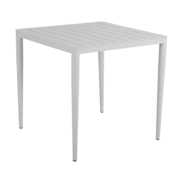 Table à manger Bigby - Light grey, 76x76 cm - Brafab