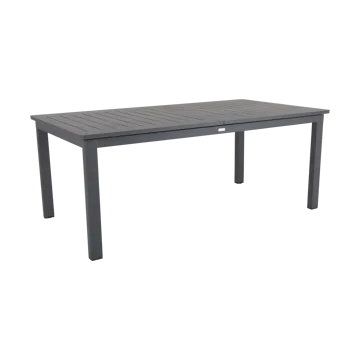 Table à manger extensible Lomma - Anthracite 194-312 cm - Brafab