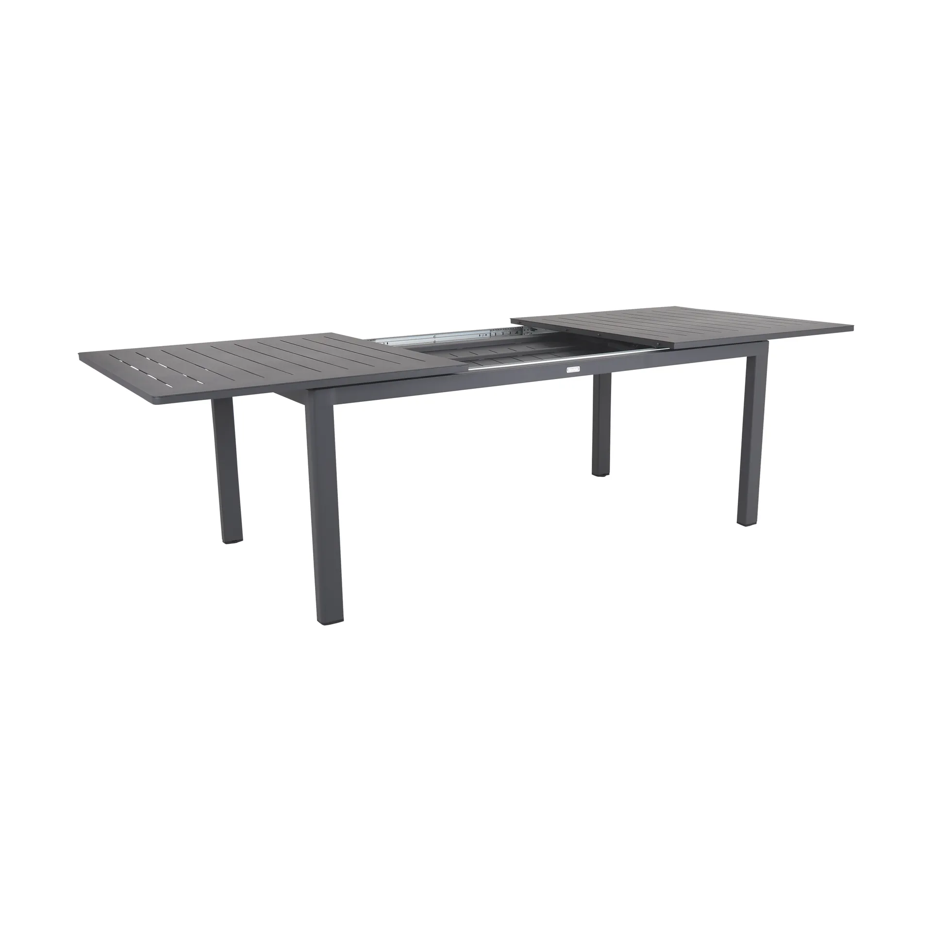 Table à manger extensible Lomma, Anthracite 194-312 cm Brafab