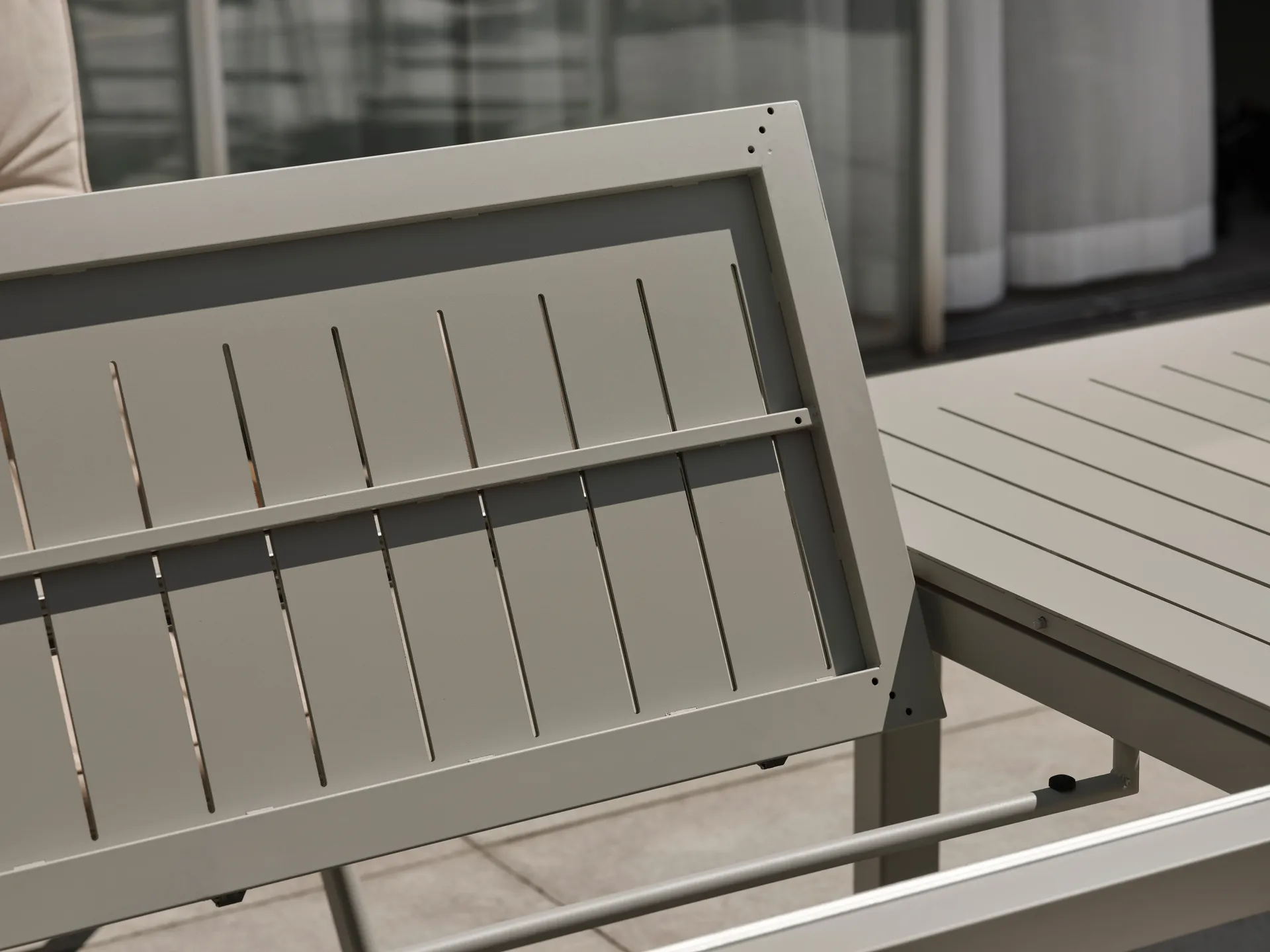 Table à manger extensible Lomma, Khaki 194-312 cm Brafab