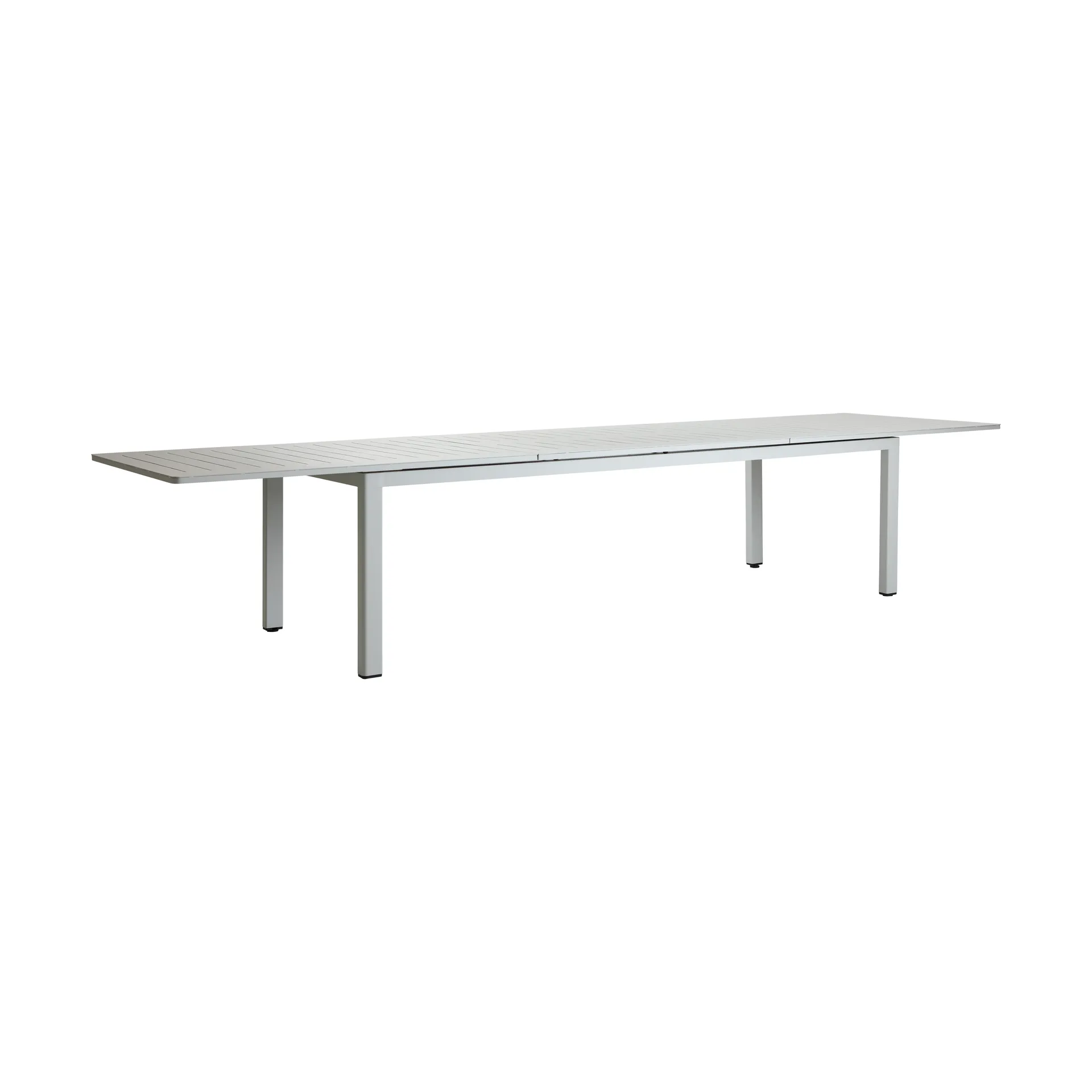Table à manger extensible Lomma, Light grey XL 260-380 cm Brafab