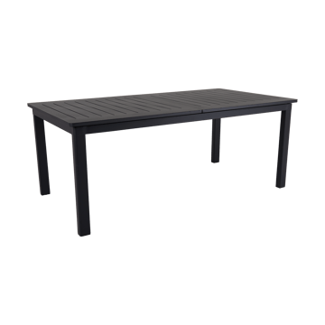 Table à manger extensible Lomma - Noir 194-312 cm - Brafab