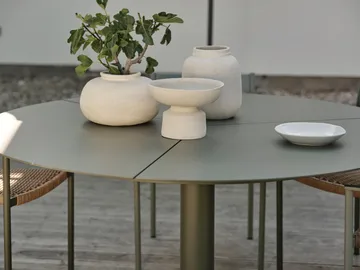 Table à manger Peace Ø110 cm Nordic green - Brafab