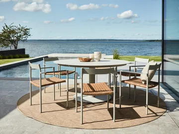 Table à manger Peace Ø150 cm Nordic green - Brafab