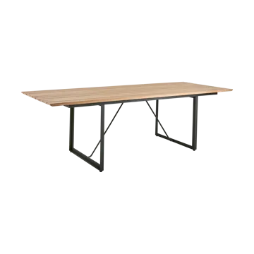 Table à manger Shad 240 cm teak-anthracite - Brafab